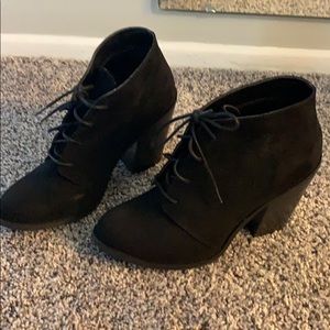 Euc lace up booties